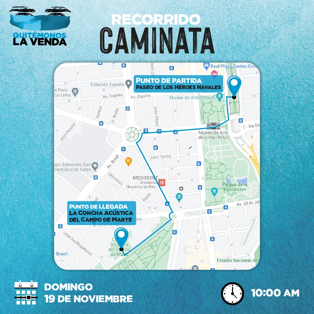 Mapa Caminata